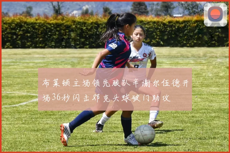 布莱顿主场领先狼队辛谢尔伍德开场36秒闪击邓克头球破门助攻